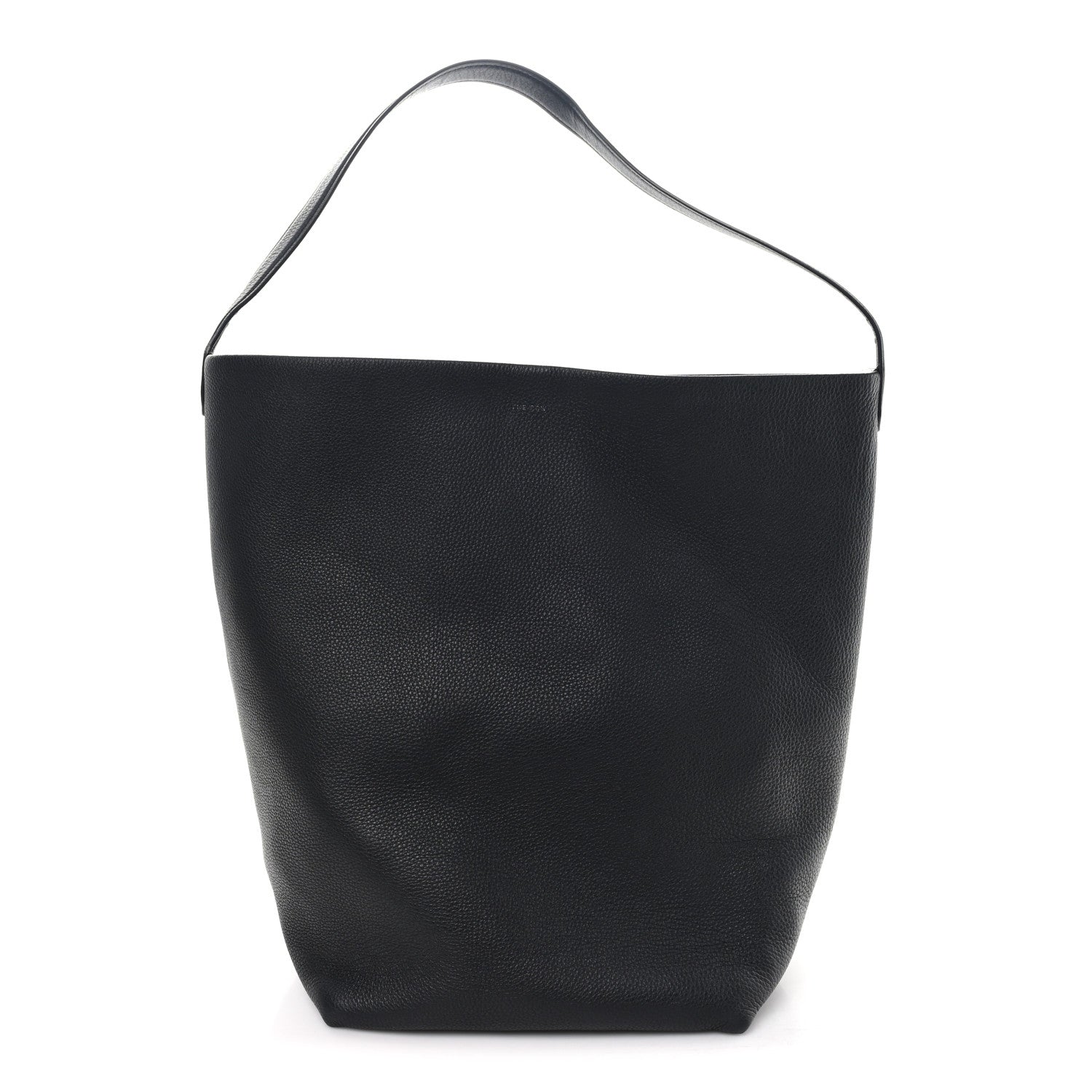 The Row Grained Calfskin Large N/S Park Tote Black 1 of 10