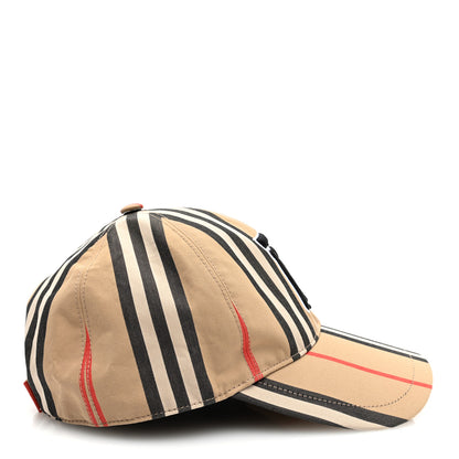 Burberry Cotton Vintage Check Monogram Baseball Hat XS Archive Beige 6 of 8