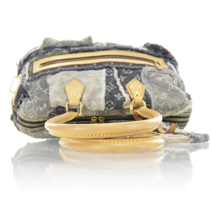 Louis Vuitton Denim Patchwork Bowly Black 5 of 12