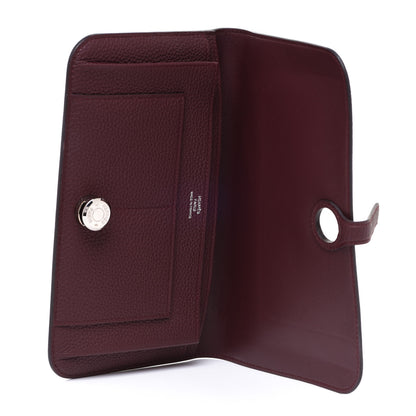 Hermes Togo Dogon Duo Wallet Bordeaux 6 of 10