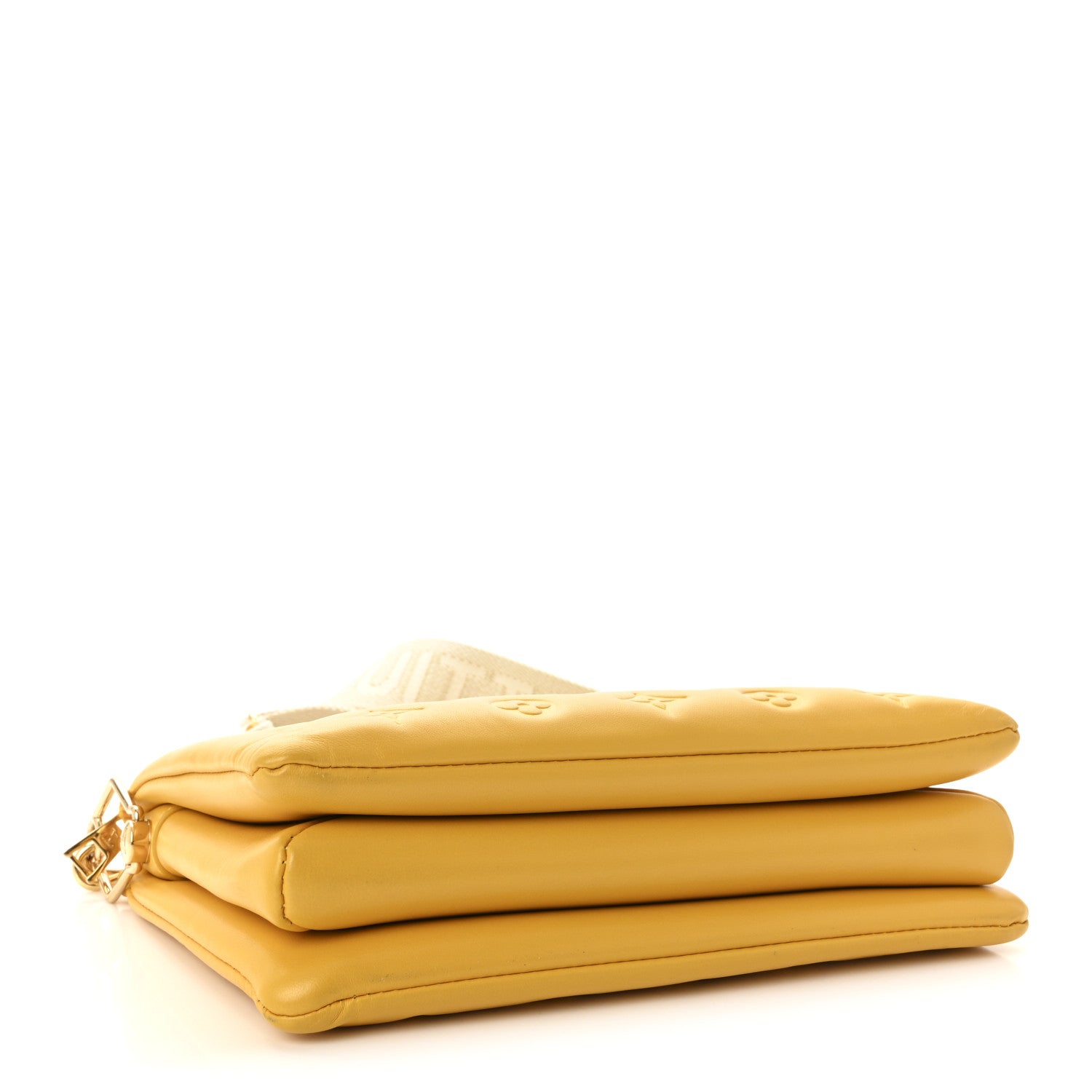 Louis Vuitton Lambskin Embossed Monogram Coussin PM Sunflower 4 of 9