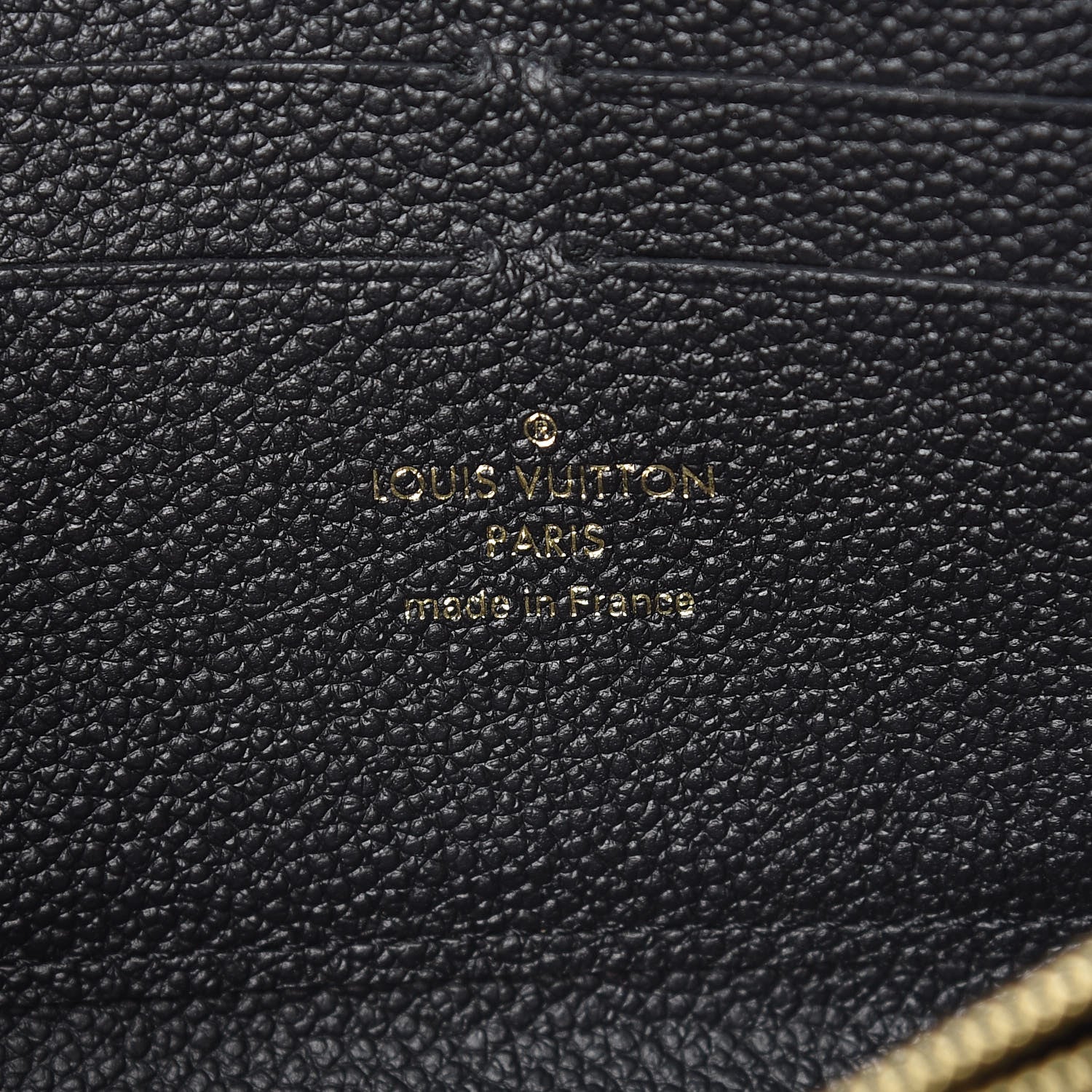 Louis Vuitton Empreinte Zippy Wallet Black 6 of 9