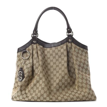 Gucci Monogram Large Sukey Tote Dark Brown 1 of 9