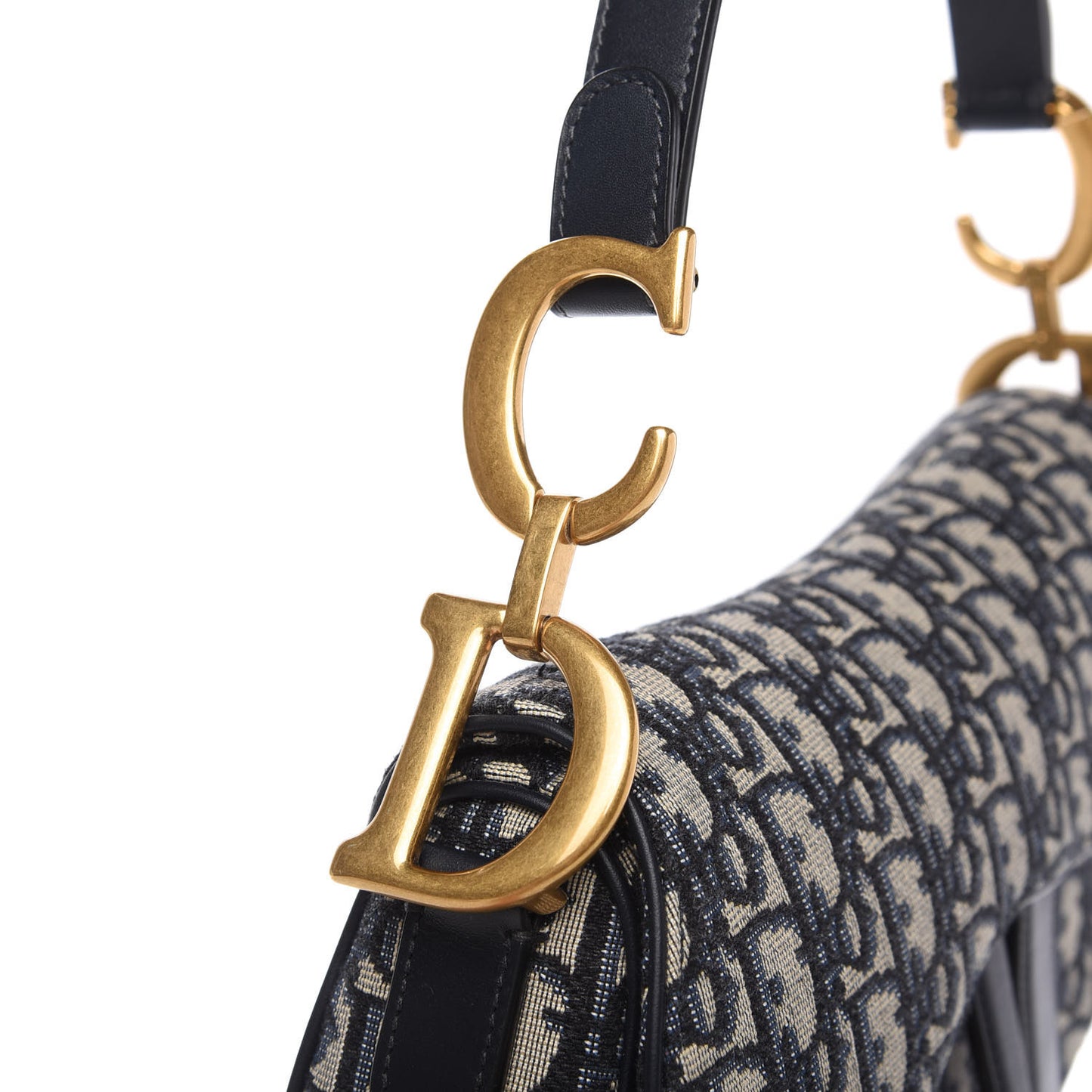 Oblique Saddle Bag Blue