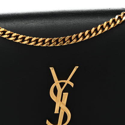 Saint Laurent Smooth Calfskin Medium Classic Monogram Kate Tassel Satchel Black 7 of 9
