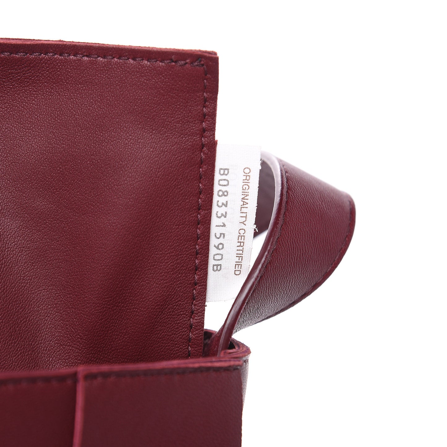 Nappa Maxi Intreccio Cassette Bag Bordeaux