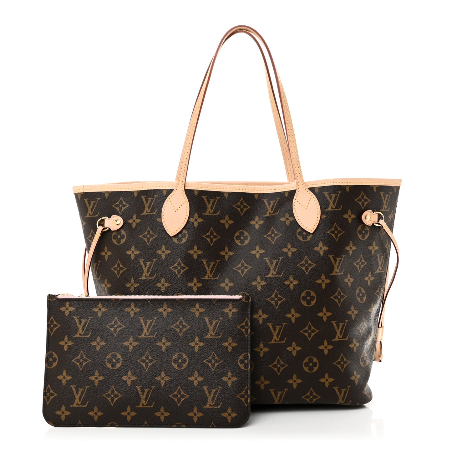 Monogram Neo Neverfull MM Rose Ballerine