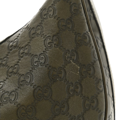 Gucci Guccissima Medium GG Twins Hobo Olive Green 14 of 18