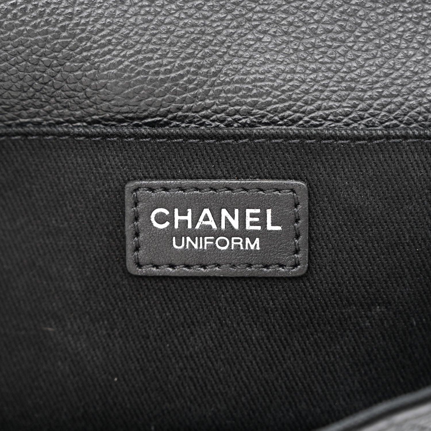 Chanel Grained Calfskin Quilted 2.55 Reissue Flap Belt Bag Clutch Black 6 of 11