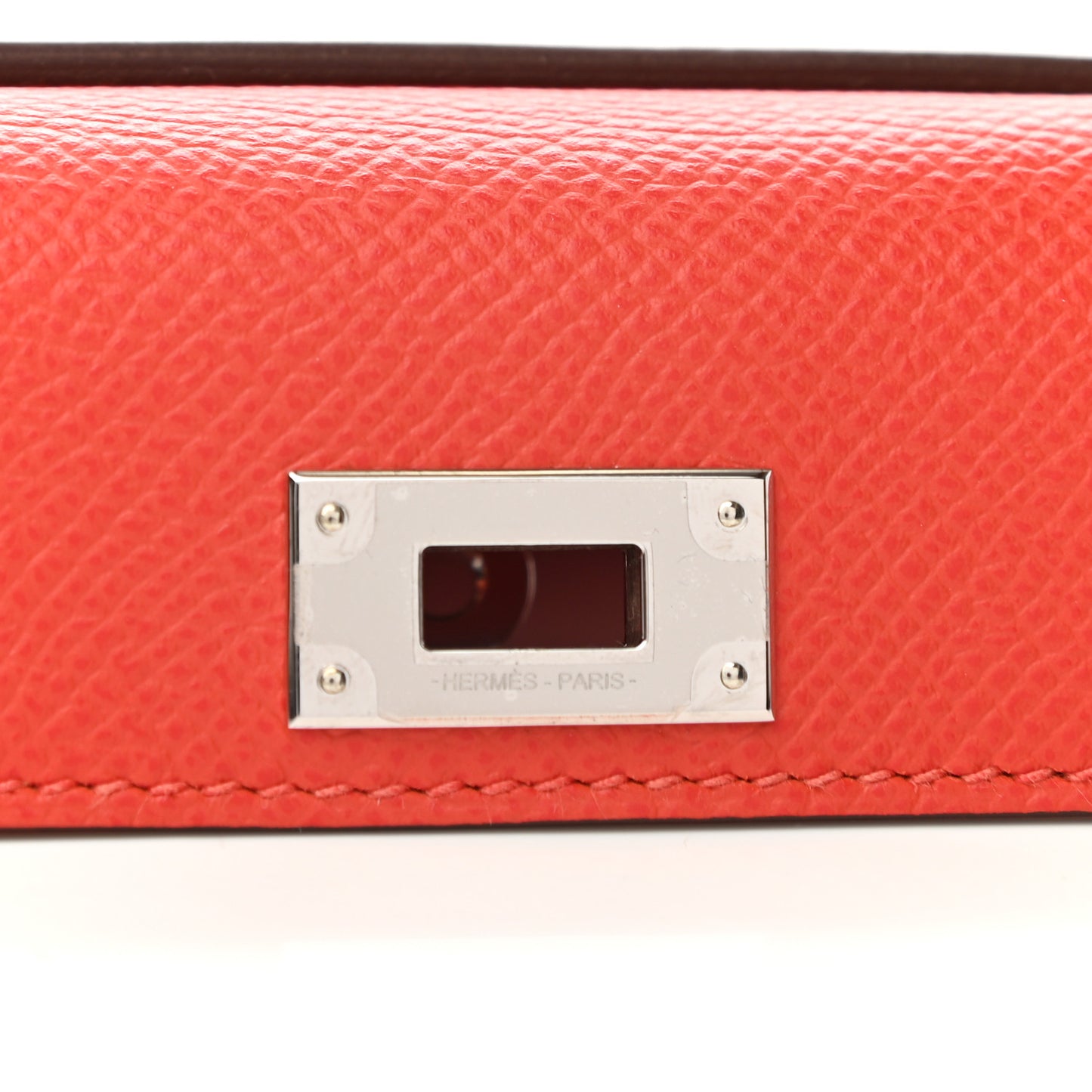 Swift Epsom Pocket Kelly Shoulder Strap Terre Battue Capucine