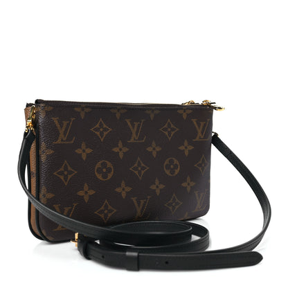 Louis Vuitton Reverse Monogram Giant Double Zip Pochette 3 of 11