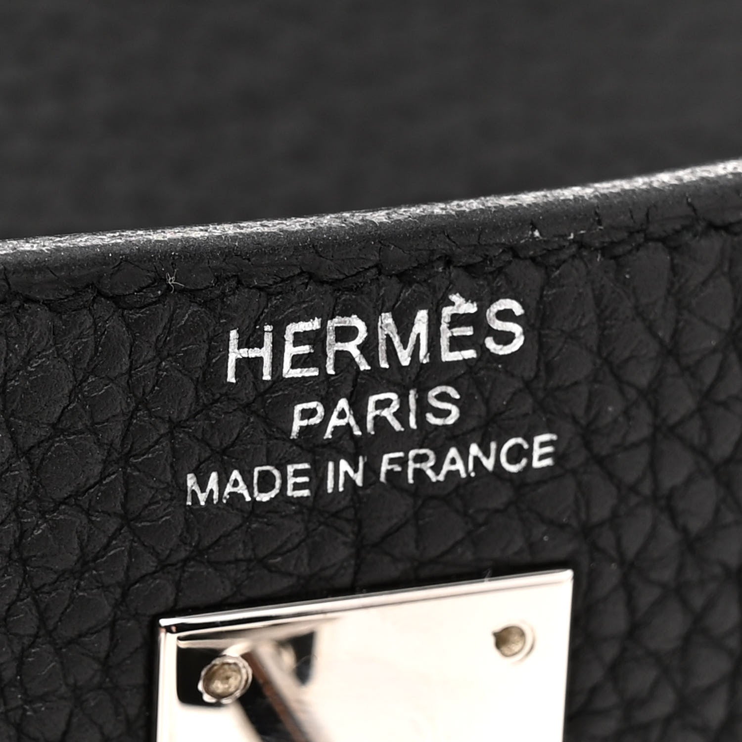 Hermes Togo Kelly Retourne 25 Black 6 of 11