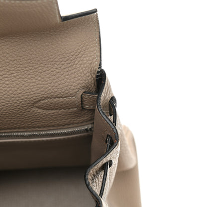 Hermes Taurillon Clemence Kelly Retourne 28 Gris Tourterelle 38 of 43