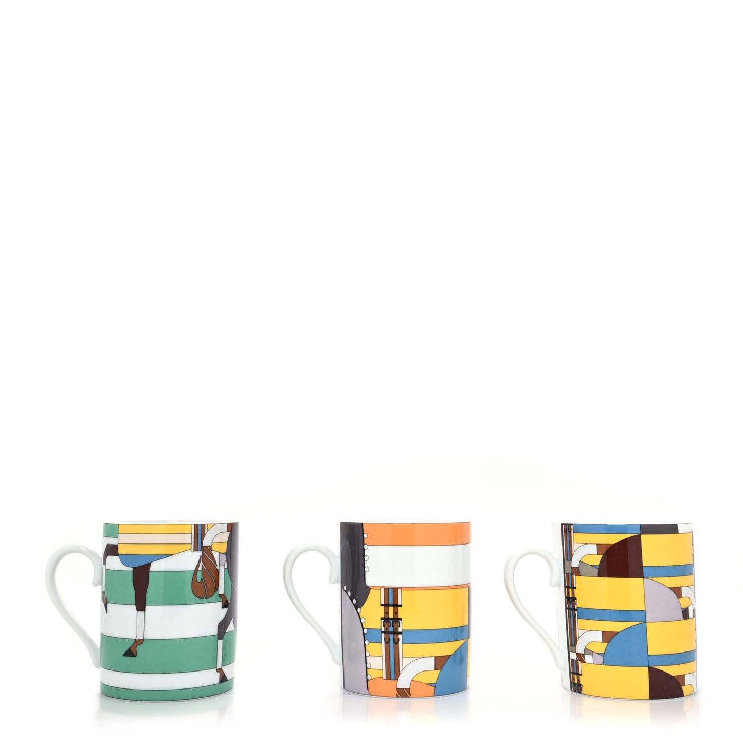 Porcelain Rocabar Mug Set of 3