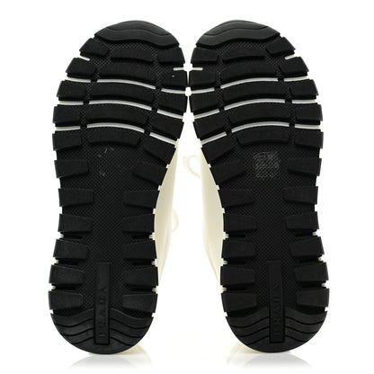 Prada Nylon Gabardine Logo Sneakers 38 White 5 of 10