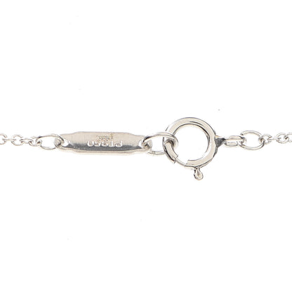 Tiffany Platinum Diamond Large Heart Lock Pendant Necklace 6 of 7
