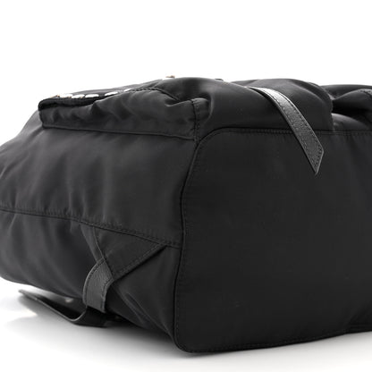 Prada Nylon Studded Medium Backpack Black 9 of 10