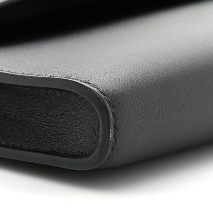 Hermes Swift Kelly Cut Clutch Pochette Black 9 of 14