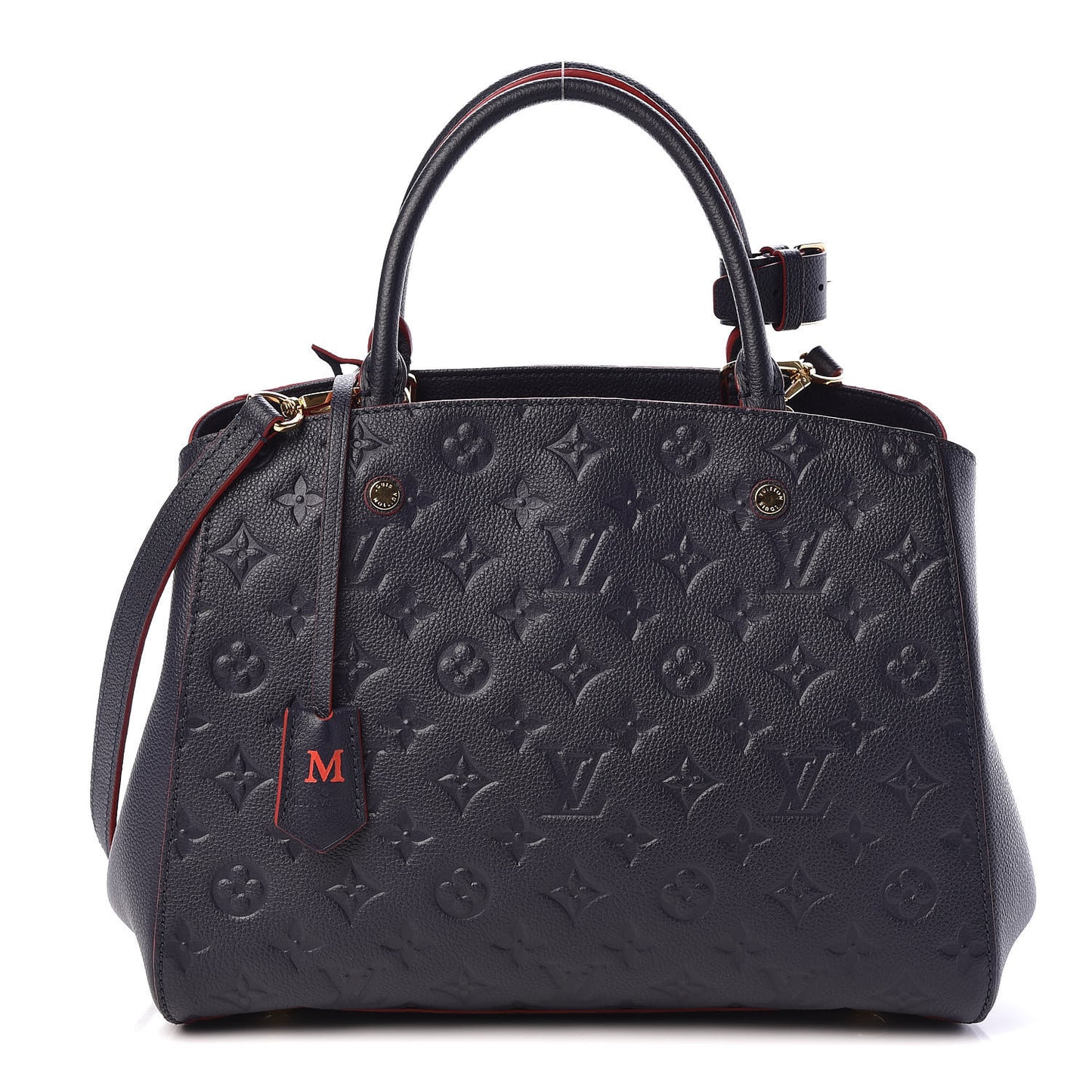 Empreinte Montaigne MM Marine Rouge