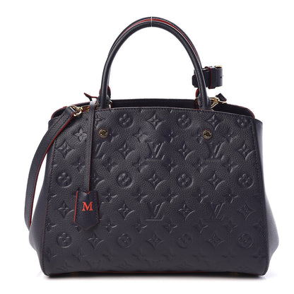Louis Vuitton Empreinte Montaigne MM Marine Rouge 1 of 11