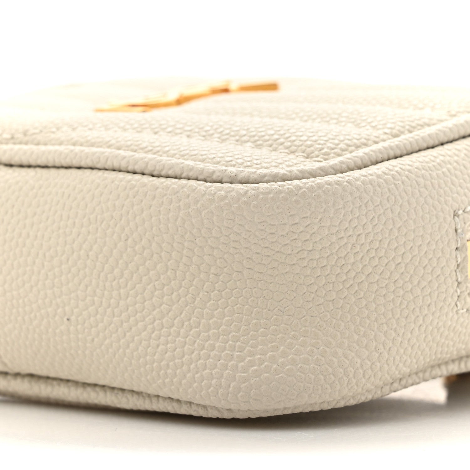 Saint Laurent Grain De Poudre Matelasse Monogram Baby Lou Camera Bag Crema Soft 9 of 11