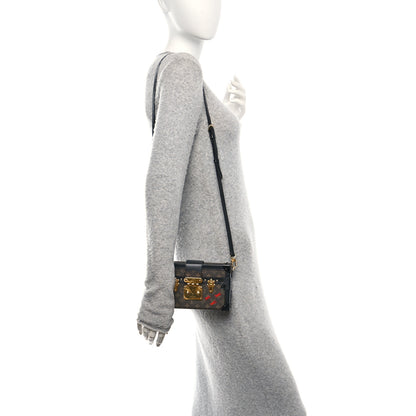Louis Vuitton Monogram Petite Malle Black 2 of 13