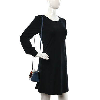 Fendi Vitello King Plexiglass Elaphe Python Print Logo Mini By The Way Mirto 3 of 8