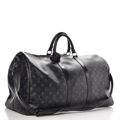 Louis Vuitton Monogram Eclipse Keepall Bandouliere 55 3 of 11