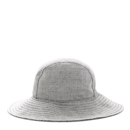 Hermes Linen Cotton Colette Bucket Hat 57 Black 4 of 9