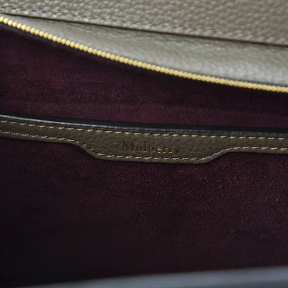 Mulberry Small Classic Grain Mini Zipped Bayswater Solid Grey 7 of 8
