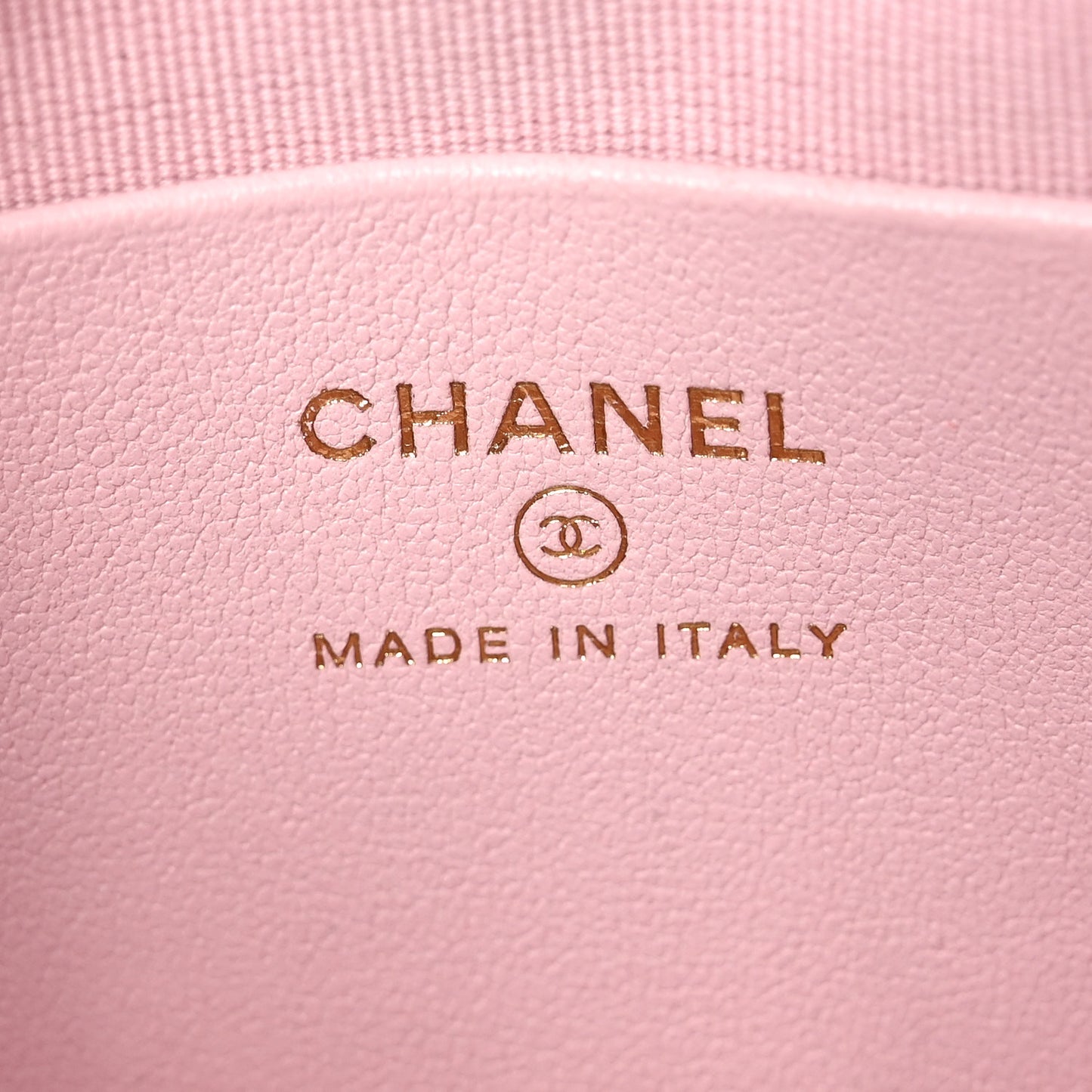 Lambskin Quilted Chain Camera Bag Light Pink