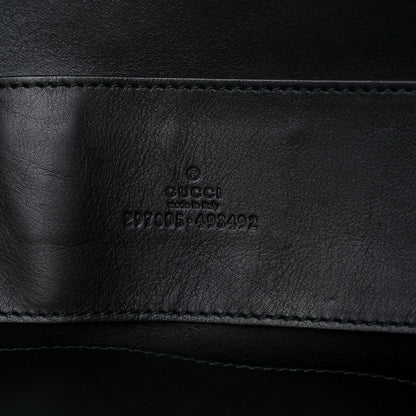 Gucci Calfskin Large Horsebit Tote Black 7 of 13
