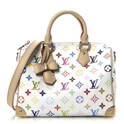 Louis Vuitton LV X TM Monogram Multicolor Speedy Bandouliere 25 White 1 of 12