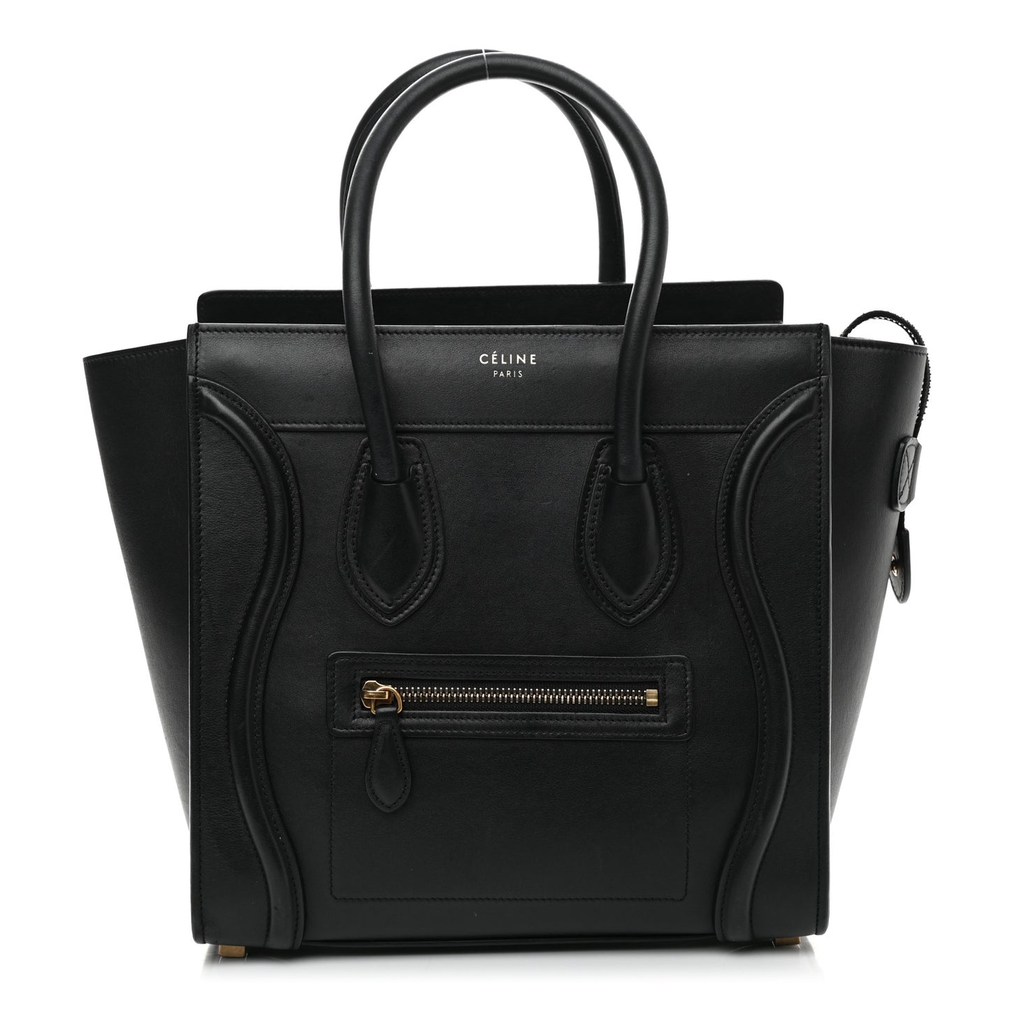 Smooth Calfskin Micro Luggage Black