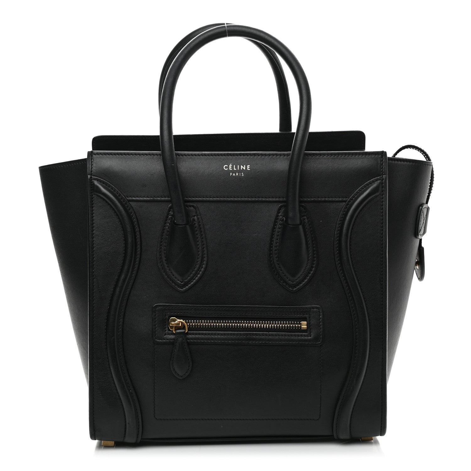 Celine Smooth Calfskin Micro Luggage Black 1 of 13