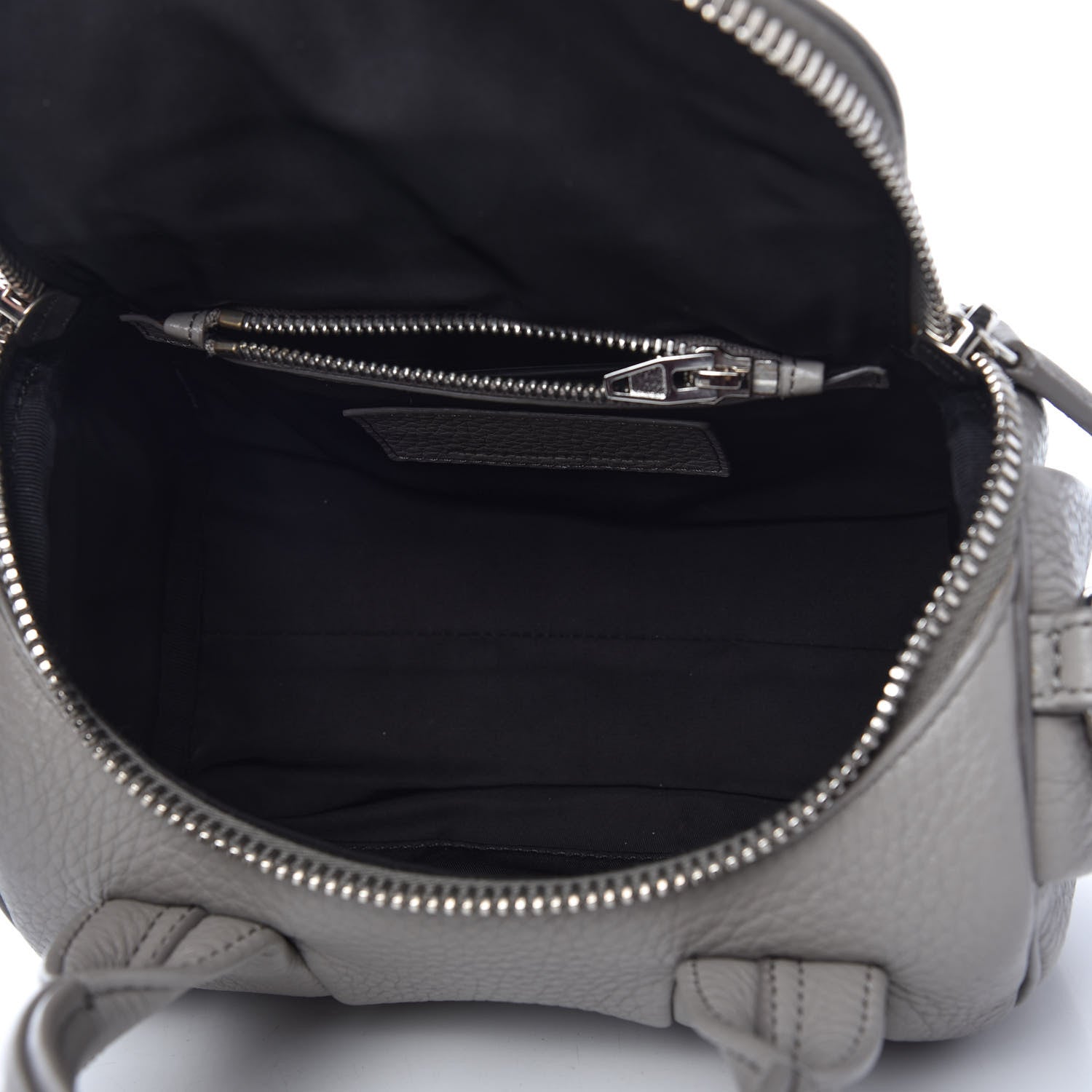 Alexander Wang Pebbled Lambskin Mini Rockie Gray Rhodium Hardware 5 of 8