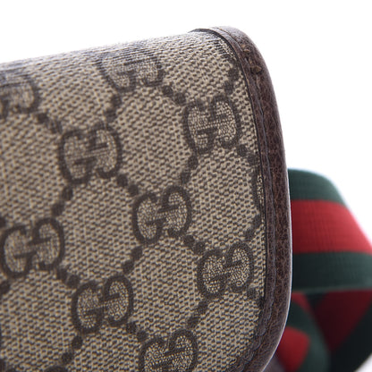 Gucci GG Supreme Monogram Neo Vintage Web Belt Bag Brown 12 of 12