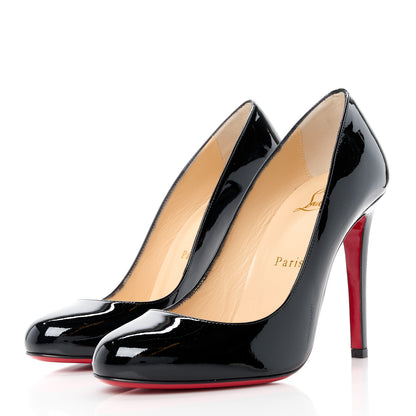 Christian Louboutin Patent Fifille 100 Pumps 37.5 Black 3 of 8