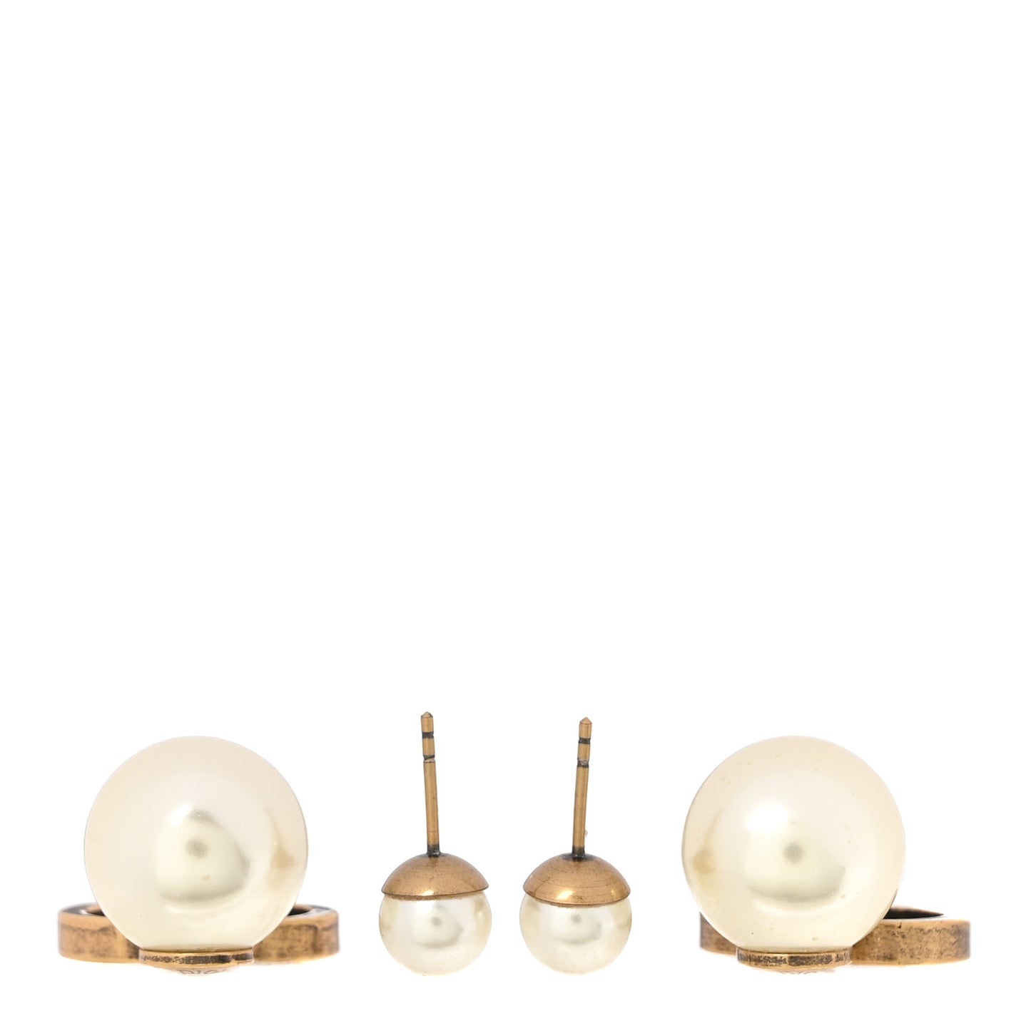 Pearl Mise En Dior CD Tribal Earrings