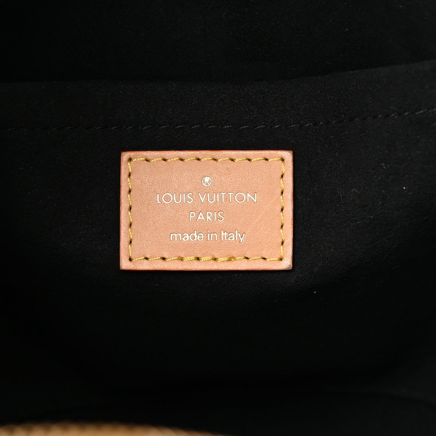 Monogram Braided Egg Bag Black
