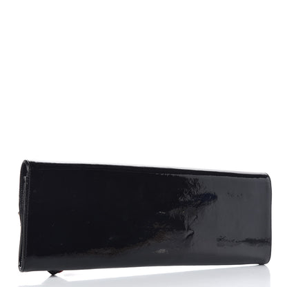 Christian Louboutin Patent Spikes Pigalle Clutch Black Mix 3 of 10