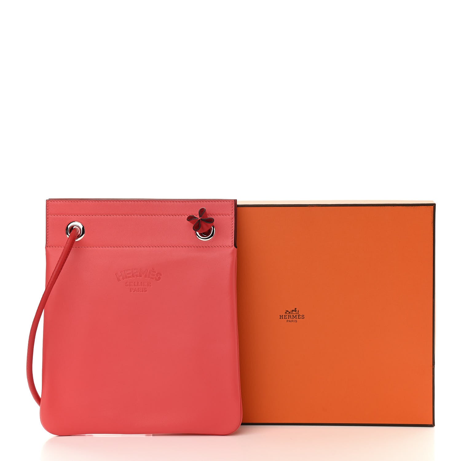 Hermes Milo Lambskin Swift Mini Aline Bougainvillea 11 of 11