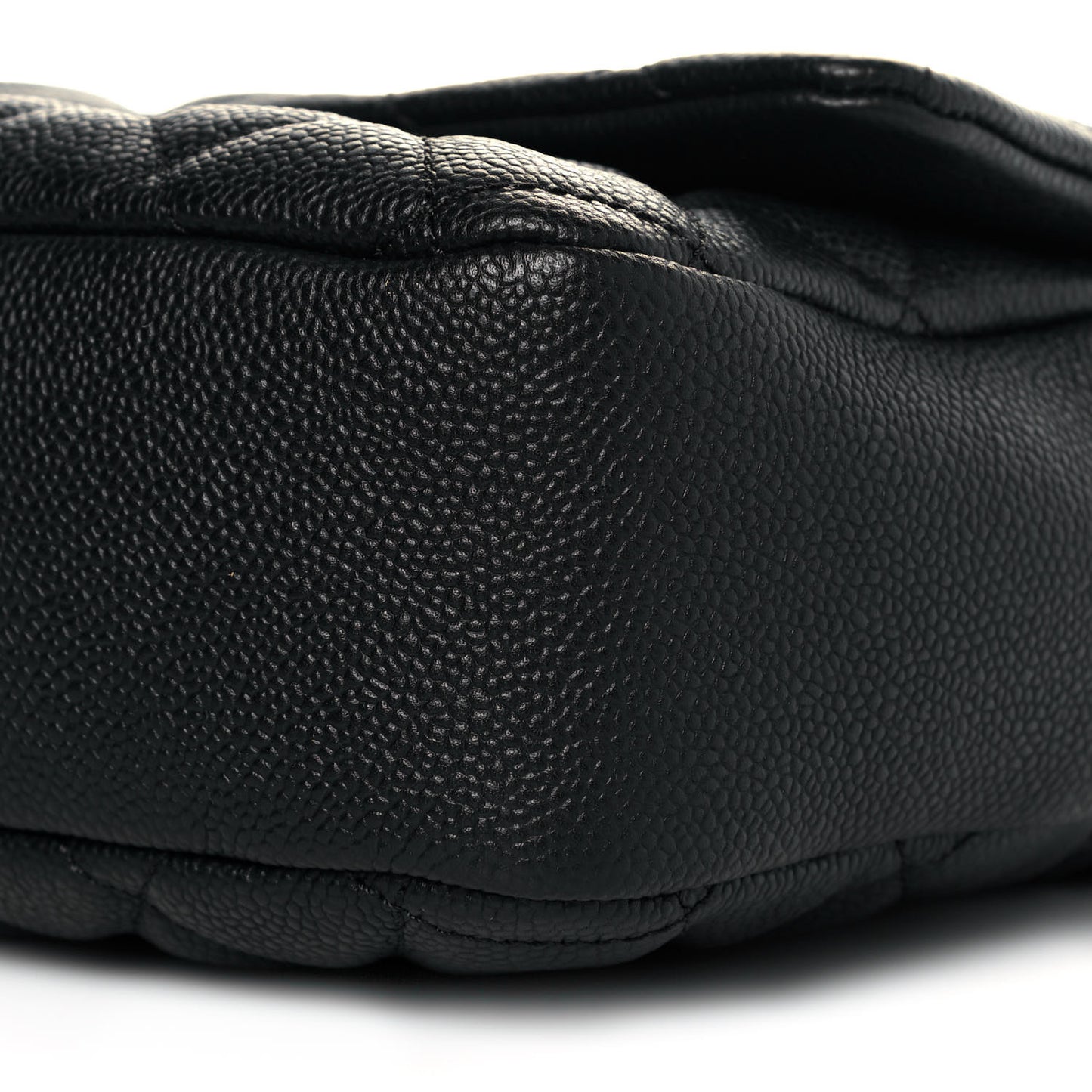 Caviar Quilted Jumbo Easy Flap Black