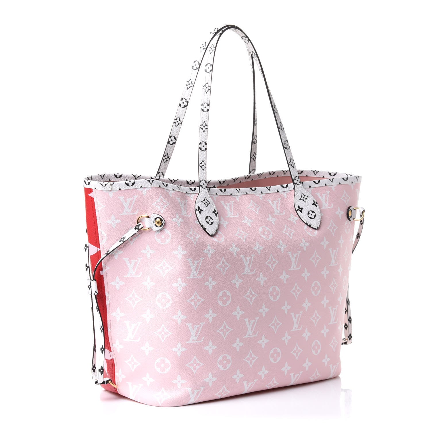 Louis Vuitton Monogram Giant Neverfull MM Rouge 3 of 11