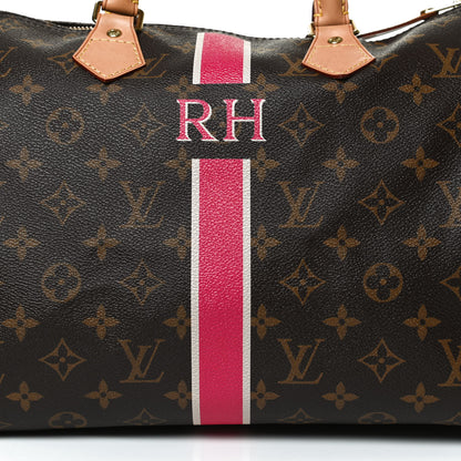 Louis Vuitton Monogram My LV Heritage Speedy 30 Fuchsia Ivory 7 of 10