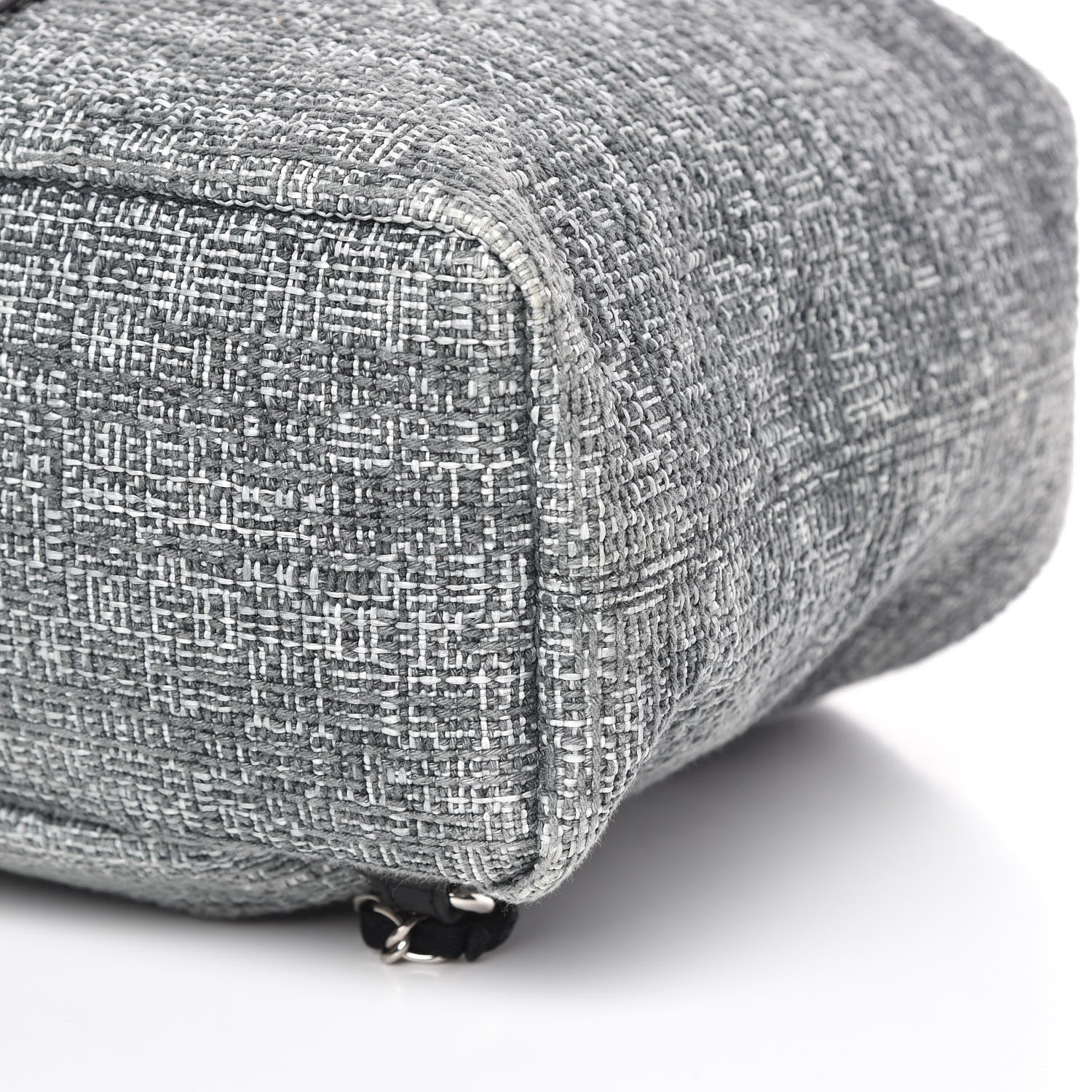 Chanel Canvas Large Deauville Backpack Charcoal 6 of 11