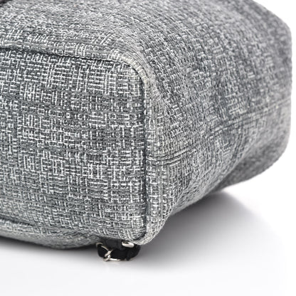 Chanel Canvas Large Deauville Backpack Charcoal 6 of 11