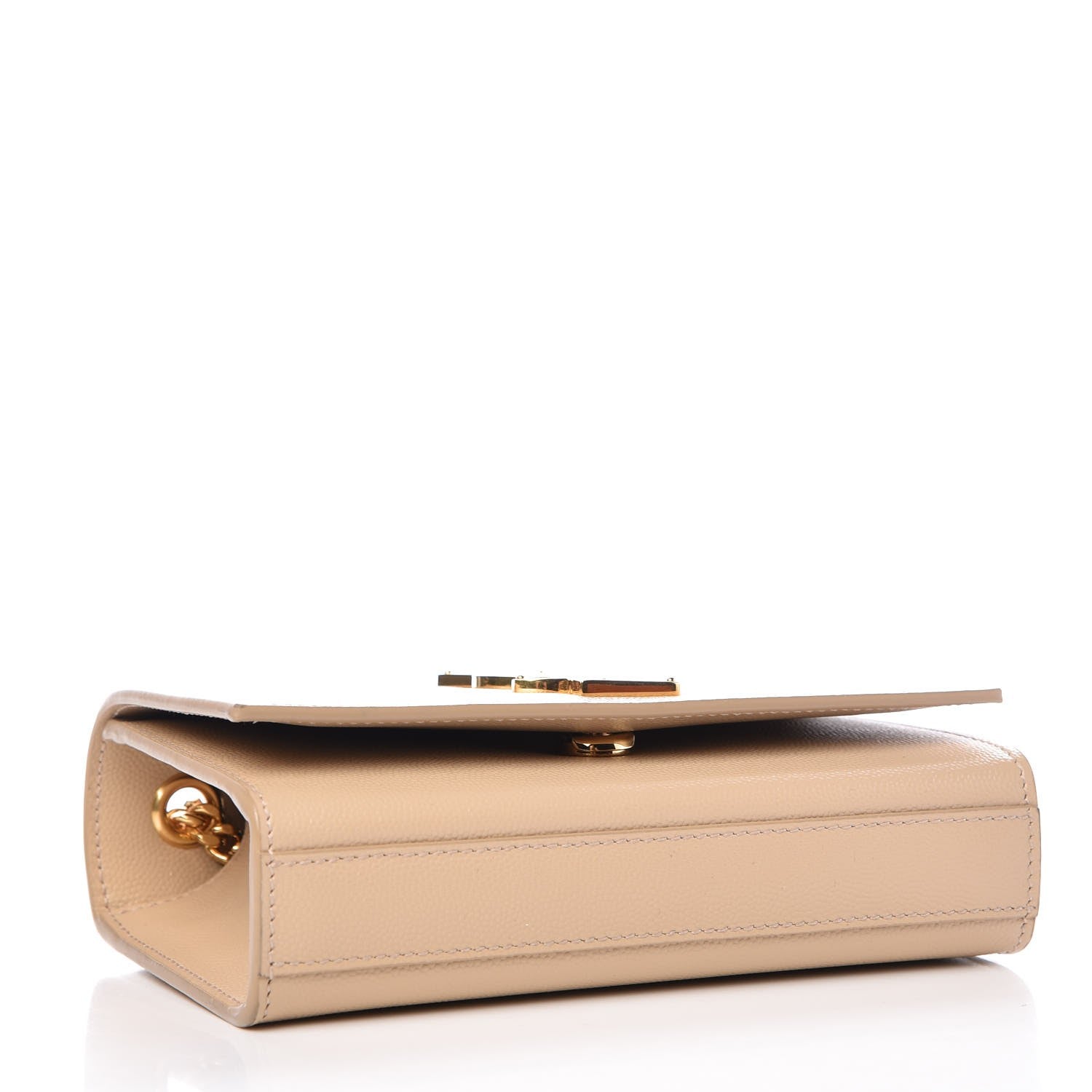 Saint Laurent Grain De Poudre Small Monogram Kate Satchel Nude Powder 4 of 6