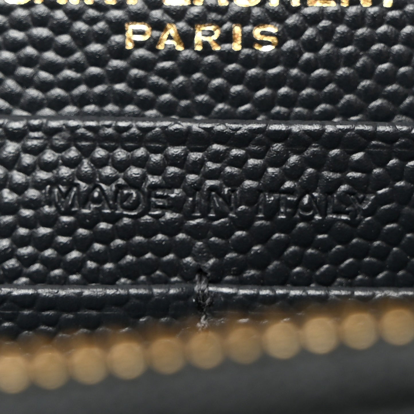 Grain De Poudre Matelasse Chevron Monogram Envelope Chain Wallet Dark Smog