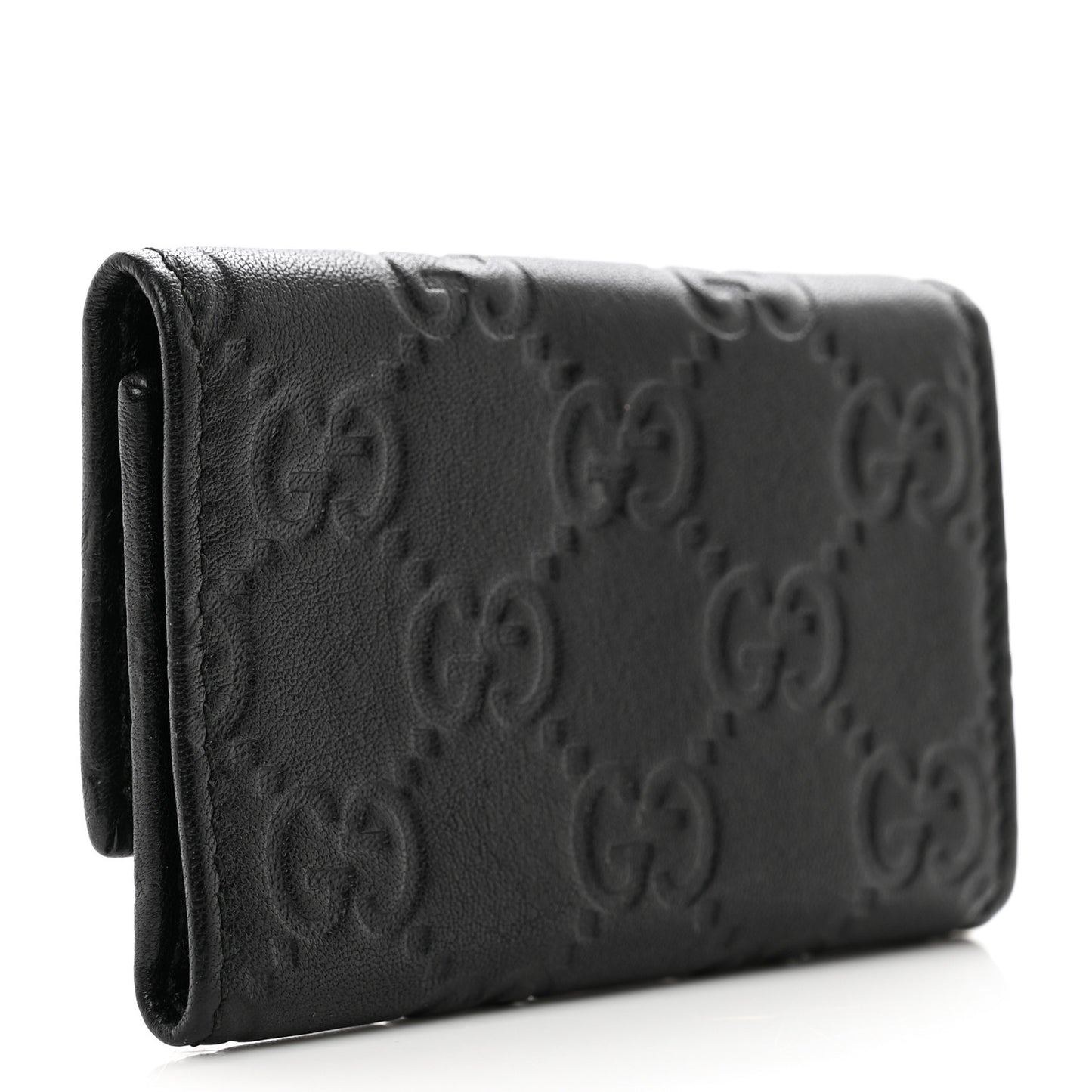 Guccissima 6 Key Holder Case Black